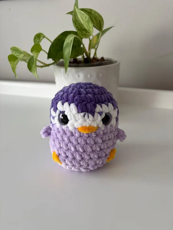 Purple penguin